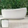 Image de Villeroy & Boch Aveo Baignoire en îlot, ovale, UBQ194AVE9T1V-RW,