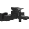 Image de Villeroy & Boch Architectura Square Robinet de baignoire carré avec protection anti-retour et fonction d'inversion - Économe en eau - Carré - Noir mat