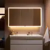 Image de Villeroy & Boch My View Now Armoire de toilette, avec éclairage l: 140 H: 75 P: 16,8 cm, 3 portes, A4551400,