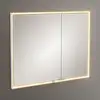 Image de Villeroy & Boch My View Now Armoire de toilette, avec éclairage l: 100 H: 75 P: 16,8 cm, 2 portes, A4561000,