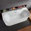Image de Villeroy & Boch Loop & Friends Baignoire semi-îlot, avec tablier, UBA180LOF9CS00V-01,