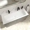 Image de Villeroy & Boch Somera Plan vasque avec 2 trous de robinetterie l: 120 P: 50 cm, 5A73C1R1,