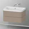 Image de Duravit Happy D.2 Meuble avec vasque, 2 tiroirs, HP4347N7575, c-shaped