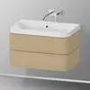 Image de Duravit Happy D.2 Meuble avec vasque, 2 tiroirs, HP4347N7171, c-shaped