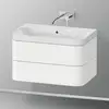 Image de Duravit Happy D.2 Meuble avec vasque, 2 tiroirs, HP4347N3636, c-shaped