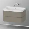 Image de Duravit Happy D.2 Meuble avec vasque, 2 tiroirs, HP4347N9292, c-shaped