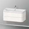 Image de Duravit Happy D.2 Meuble avec vasque, 2 tiroirs, HP4348O2222, c-shaped