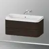 Image de Duravit Happy D.2 Meuble avec vasque, 2 tiroirs, HP4348N6969, c-shaped
