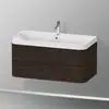 Image de Duravit Happy D.2 Meuble avec vasque, 2 tiroirs, HP4348O6969, c-shaped