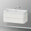 Image de Duravit Happy D.2 Meuble avec vasque, 2 tiroirs, HP4348N3939, c-shaped