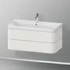Image de Duravit Happy D.2 Meuble avec vasque, 2 tiroirs, HP4348O3939, c-shaped