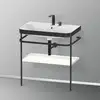 Image de Duravit Happy D.2 Lavabo avec support, HP4737E3636, c-bonded