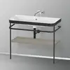 Image de Duravit Happy D.2 Lavabo avec support, HP4738N9292, c-bonded