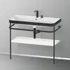 Image de Duravit Happy D.2 Lavabo avec support, HP4738E2222, c-bonded