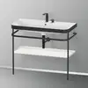 Image de Duravit Happy D.2 Lavabo avec support, HP4738E3939, c-bonded