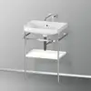 Image de Duravit Happy D.2 Lavabo avec support, HP4835N3636, c-shaped