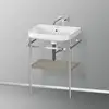 Image de Duravit Happy D.2 Lavabo avec support, HP4835N9292, c-shaped