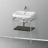 Image de Duravit Happy D.2 Lavabo avec support, HP4835O6969, c-shaped
