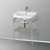 Image de Duravit Happy D.2 Lavabo avec support, HP4835O9292, c-shaped