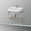 Image de Duravit Happy D.2 Lavabo avec support, HP4835E9292, c-shaped