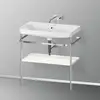 Image de Duravit Happy D.2 Lavabo avec support, HP4837N2222, c-shaped