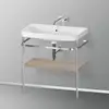 Image de Duravit Happy D.2 Lavabo avec support, HP4837N7575, c-shaped