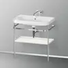 Image de Duravit Happy D.2 Lavabo avec support, HP4837N3939, c-shaped