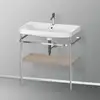 Image de Duravit Happy D.2 Lavabo avec support, HP4837O7575, c-shaped
