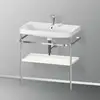 Image de Duravit Happy D.2 Lavabo avec support, HP4837E2222, c-shaped