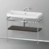 Image de Duravit Happy D.2 Lavabo avec support, HP4838N6969, c-shaped