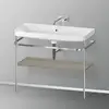 Image de Duravit Happy D.2 Lavabo avec support, HP4838N9292, c-shaped