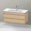 Image de Duravit Ketho Meuble sous-vasque, 2 tiroirs, KT643003030,