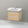 Image de Duravit Ketho Meuble sous-vasque, 2 tiroirs, KT665003030,