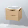 Image de Duravit L-Cube Meuble avec vasque Vero Air, 2 tiroirs, LC6926N3030,