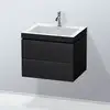 Image de Duravit L-Cube Meuble avec vasque Vero Air, 2 tiroirs, LC6926O1616,