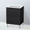 Image de Duravit L-Cube Meuble avec vasque Vero Air, 2 tiroirs, LC6936N1616,