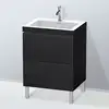 Image de Duravit L-Cube Meuble avec vasque Vero Air, 2 tiroirs, LC6936O1616,