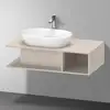 Image de Duravit D-Neo Meuble avec plan de toilette, DE492909191,