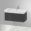 Image de Duravit White Tulip Meuble sous-vasque, 1 tiroir, WT42420H1H1,
