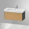 Image de Duravit White Tulip Meuble sous-vasque, 1 tiroir, WT42420H5H1,