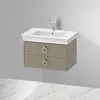 Image de Duravit White Tulip Meuble sous-vasque, 2 tiroirs, WT43510H2H2,