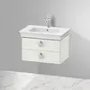 Image de Duravit White Tulip Meuble sous-vasque, 2 tiroirs, WT435103636,