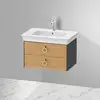 Image de Duravit White Tulip Meuble sous-vasque, 2 tiroirs, WT43510H5H1,
