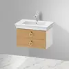 Image de Duravit White Tulip Meuble sous-vasque, 2 tiroirs, WT43510H539,