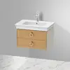 Image de Duravit White Tulip Meuble sous-vasque, 2 tiroirs, WT43510H560,