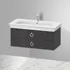 Image de Duravit White Tulip Meuble sous-vasque, 2 tiroirs, WT43520H1H1,