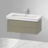 Image de Duravit White Tulip Meuble sous-vasque, 2 tiroirs, WT43420H2H2,
