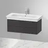 Image de Duravit White Tulip Meuble sous-vasque, 2 tiroirs, WT434205858,