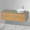 Image de Duravit White Tulip Meuble avec plan de toilette, WT4977RH5H2,