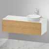 Image de Duravit White Tulip Meuble sous-vasque, 1 tiroir, WT4977RH536,